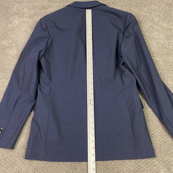 NWOT J. CREW Thompson Performance Suit Jacket Blazer Sport Coat Men's 38R Blue - Picture 13 of 15